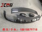 AUDI奧迪TT TTS改裝碳纖維四出尾唇 TT碳纖維后唇后擾流 后下雙排四出 排氣管 ...