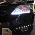 本田CRV升级Q5透镜华科安定器欧司朗灯泡