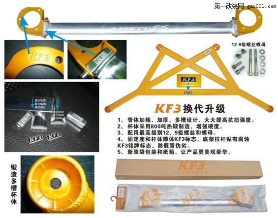 KF3车身强化件产品全新升级换代