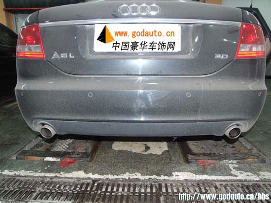 杭州奥迪A6L排气管改装/专业改装排气管/不锈钢排气管