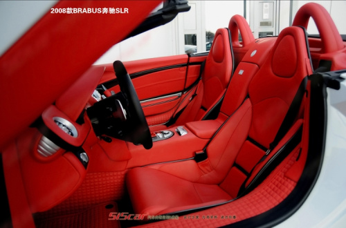 奔驰SLR迈凯轮红色内饰改装案例