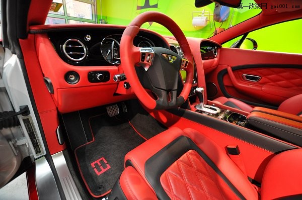 MANSORY改装2013宾利欧陆GT—红与黑的缠绵