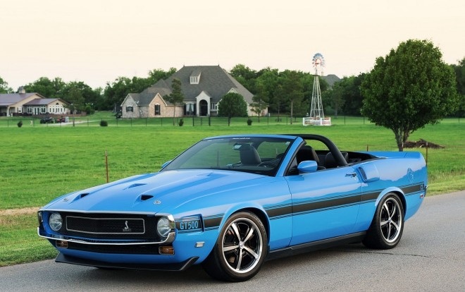 Retrobuilt改裝推出寶藍(lán)色古典式野馬Shelby GT500