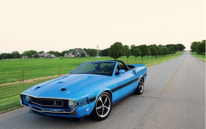 Retrobuilt改裝推出寶藍(lán)色古典式野馬Shelby GT500