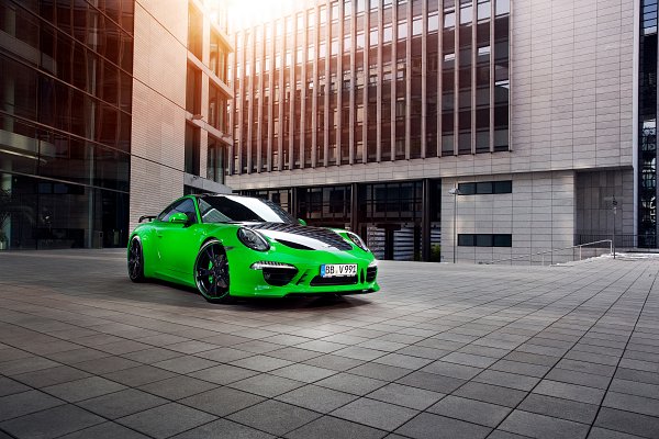 绿色小青蛙—TechArt发布新款911 Carrera 4S升级计划