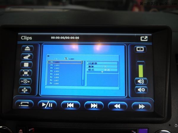 【佛山酷车旋律】翼神音响改装DVD导航倒车后视