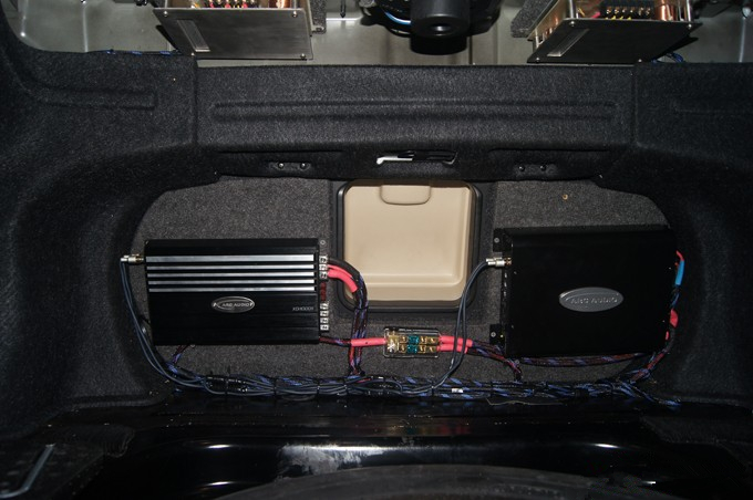 雷克萨斯ES350改装TEC手提箱汽车音响—合肥琴韵汽车音响改装