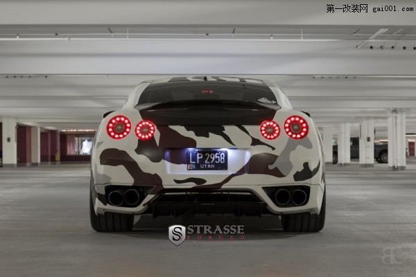 白纹虎斑猛兽 Strasse Forged改装Nissan GT-R