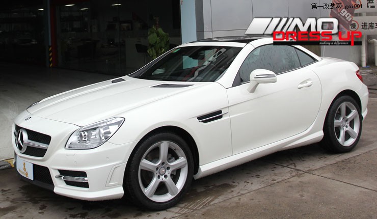 奔驰R172 SLK200 300升级SLK350 AMG德国原厂大包围套件