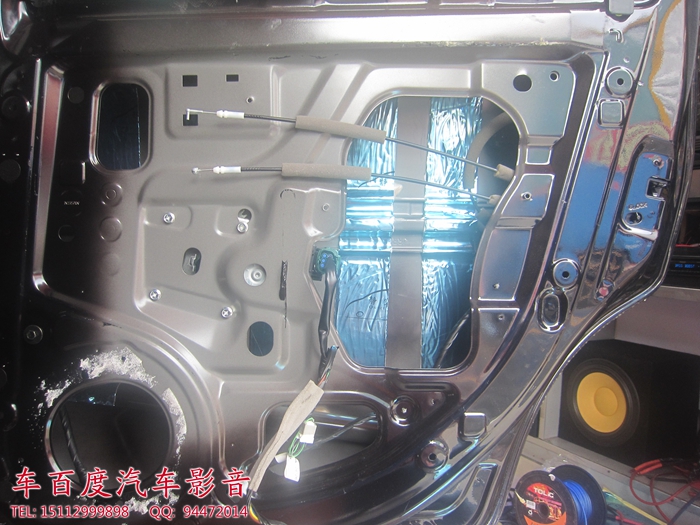 佛山车百度专业音响改装——日产骊威惠威F1600音响升级