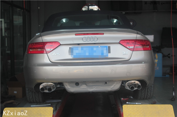 Audi A5 2.0Coupe改AWE双边四出排气含原厂尾板