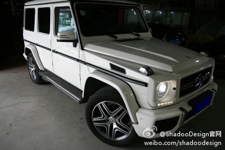 G63套件的奔驰G500改装原装05.jpg