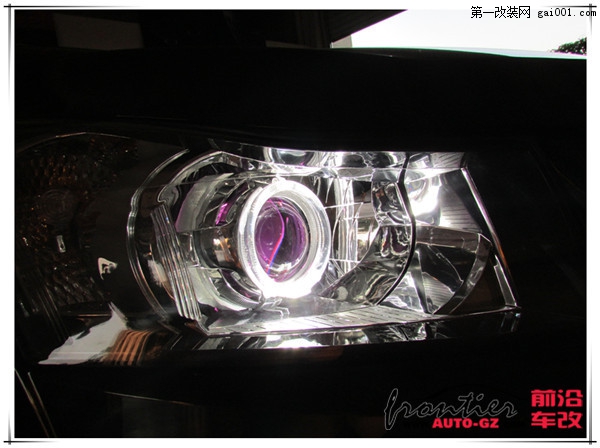 科鲁兹升级Q5双光透镜+宝马款光导天使眼+紫色恶魔眼