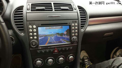 深圳龙华专业安装凯立德导航DVD 奔驰SLK200专用DVD导航