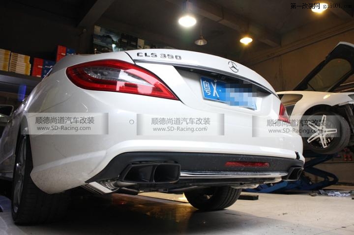 顺德SD-Racing：奔驰CLS350演奏德国Capristo摇控可变排气！！！