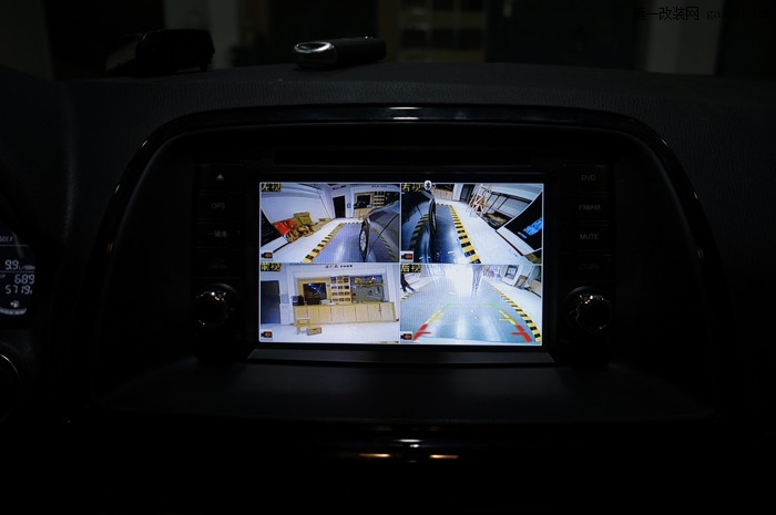 马自达CX-5装360度全景可视行车记录仪_重庆渝大昌汽车音响