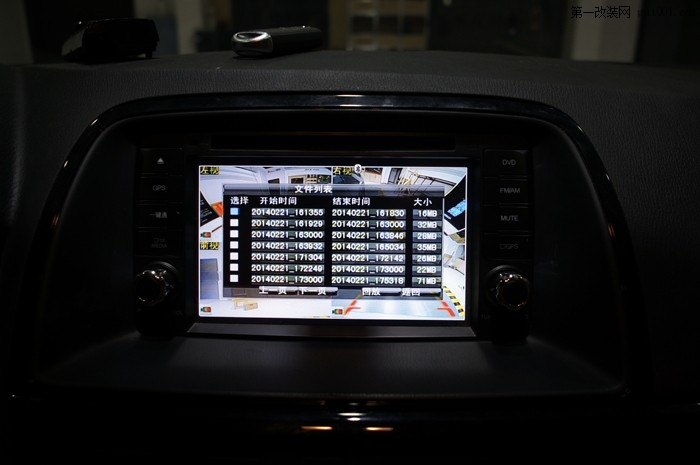 马自达CX-5加装360度全景可视行车记录仪
