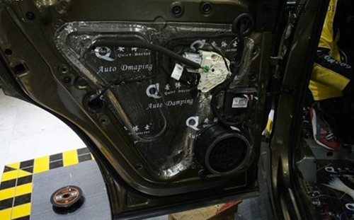 苏州专业音响改装隔音之奥迪Q3全车安博士顶级隔音