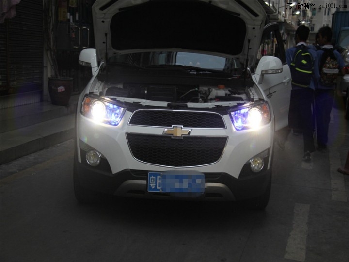 深圳汽车灯改装升级：科帕奇灯光升级Q5透镜【光速车改】