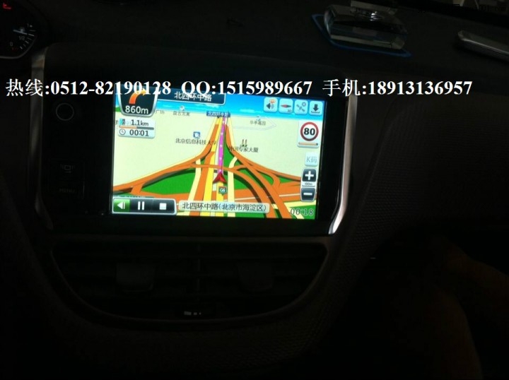 标致2008加装导航 倒车影像 原车屏升级安装行车记录仪