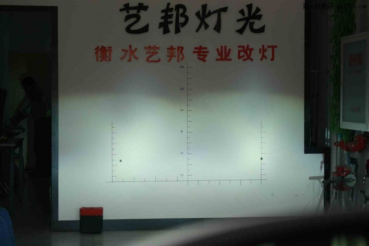 改裝后遠(yuǎn)光