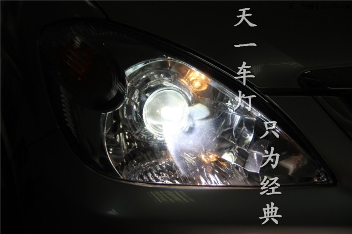 成都森雅S80改灯 改装原厂Q5德国海拉双光透镜氙气大灯