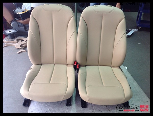 深圳宝马320Li前排座椅改装原厂空调通风座椅