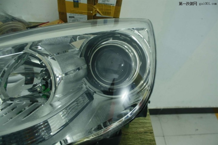 艺邦汽车照明 英朗GT改国产海拉3双氙透镜 恶魔眼
