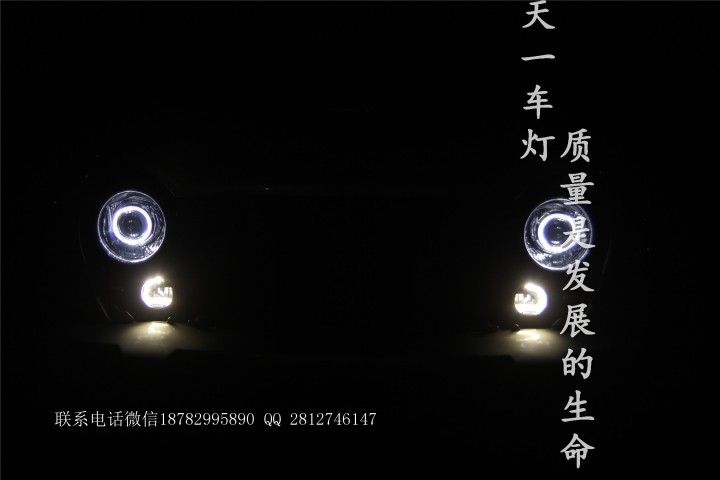 成都JEEP自由人车灯改装海拉5双氙灯欧司朗FOG全能LED雾灯