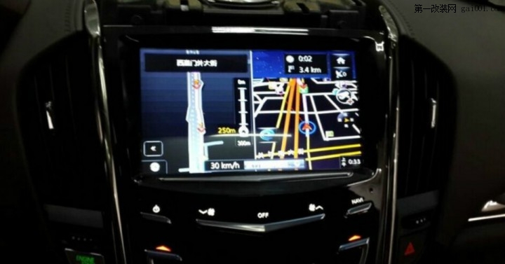 凯迪拉克ATS舒适ATSL小屏换大屏导航一体机竖屏加倒车影像