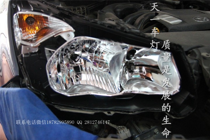 车灯改装海拉3双光透镜欧司朗4300K氙气灯
