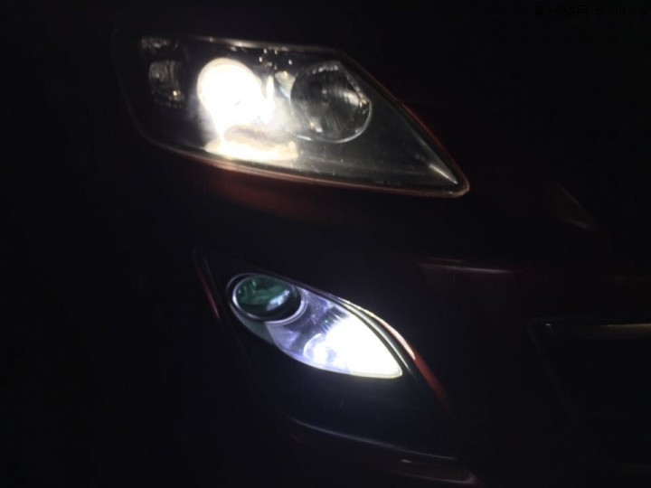 合肥汽车改灯马自达CX-7大灯改装氙气大灯安徽改灯Q5透镜