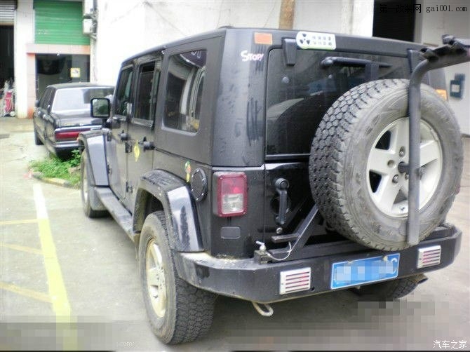 jeep(吉普）牧马人改装店装饰改色效果