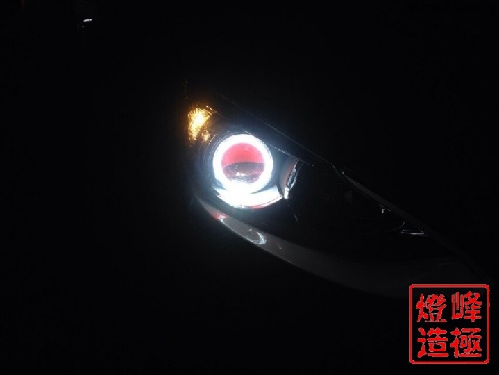 无锡《灯峰造极》马自达昂科塞拉改Q5双光透镜