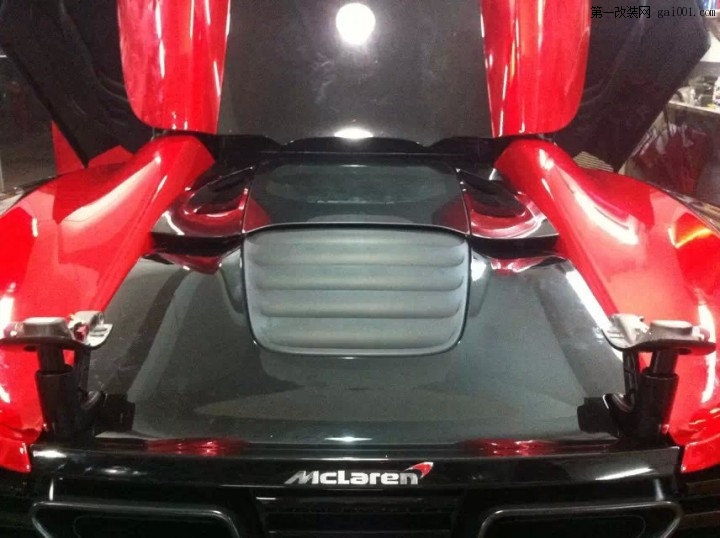 广州CAM作品#迈凯伦12C电镀红+透明彩绘《烙印设计》
