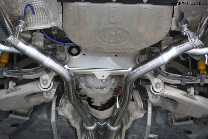 535LI改装FDR中段尾段双阀门排气管