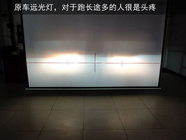 长安CS75改装全新海拉5透镜国产一线品牌岩崎灯泡车灯完...