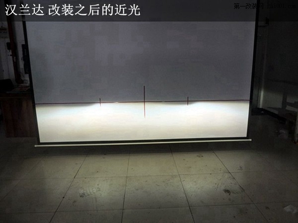 南京汉兰达大灯改装海拉5透镜 欧司朗氙气灯 ...