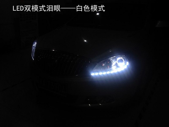 南京英朗GT灯光升级改装Q5双光透镜 改后远近光同时提升