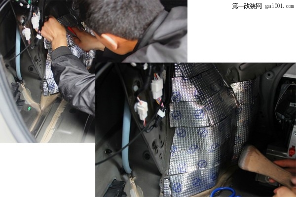 广州卖音乐凯美瑞Hybrid汽车隔音施工 叶子板+引擎盖STP炸弹