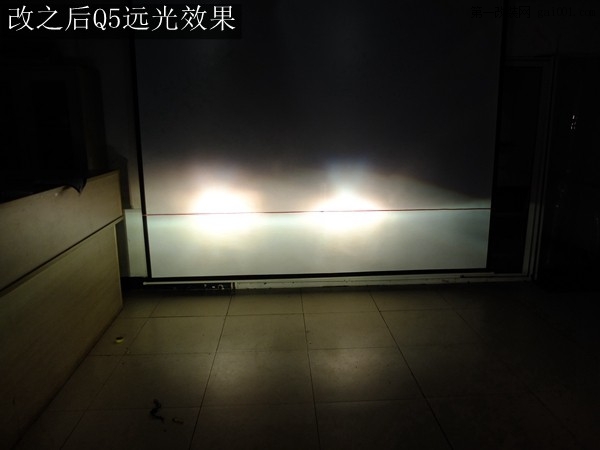 南京逍客改装大灯 改装Q5透镜 进口氙气灯泡
