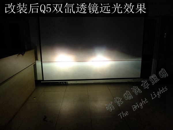 南京昂克拉大灯改装Q5透镜氙气灯 以实用为主 改后车灯外...