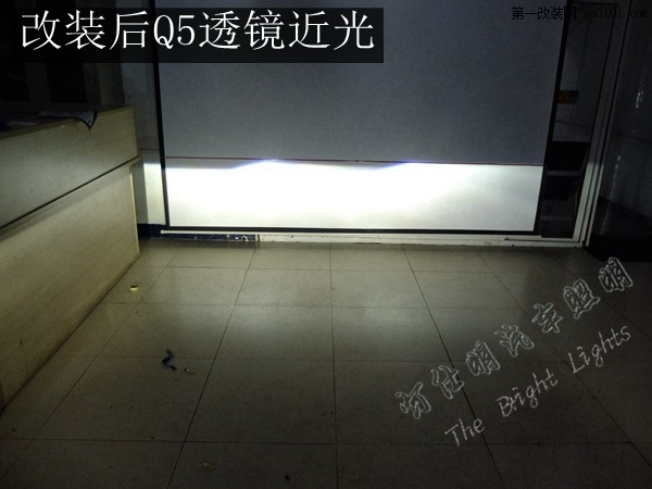 南京昂克拉大灯改装Q5透镜氙气灯 以实用为主 改后车灯外...
