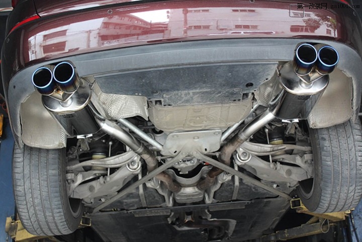 宝马5系GT改装FDR排气管尾段