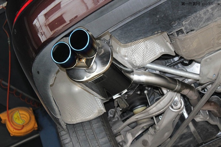 宝马5系GT改装FDR排气管尾段