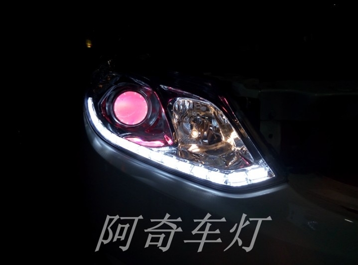 【阿奇车灯】宝骏630灯光升级海拉5透镜，明智的选择