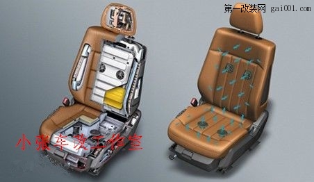奥迪A4L/Q5 原厂配件升级座椅通风 通风座椅