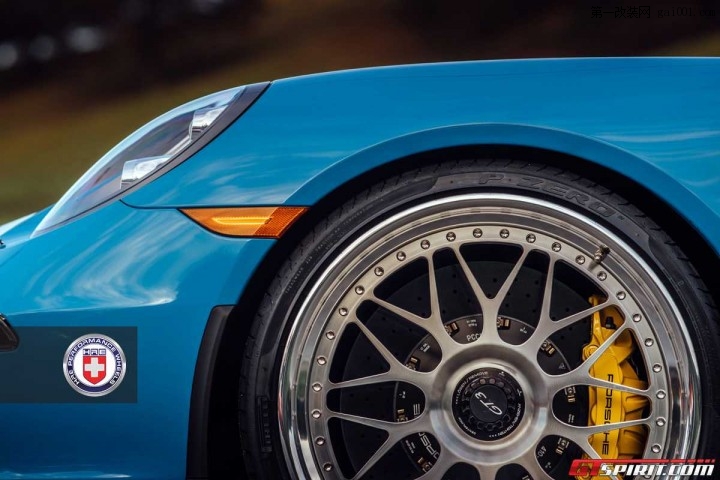 HRE Wheels改装墨西哥蓝色保时捷911 GT3