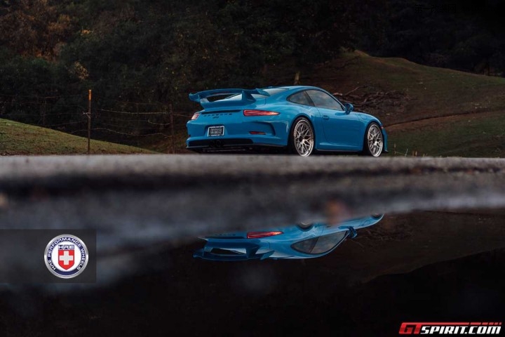 HRE Wheels改装墨西哥蓝色保时捷911 GT3