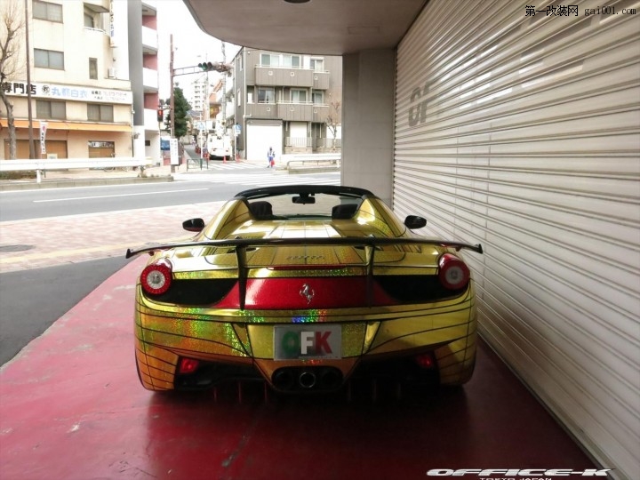 Office-K改装法拉利458 Italia“金鲨”